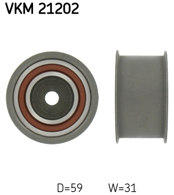 Galoppino/Guidacinghia, Cinghia dentata - VKM 21202 SKF